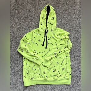 Torrid Disney Nightmare Before Christmas Oogie Boogie Neon Green Hoodie